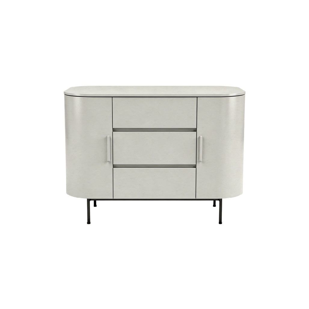 **Nowoczesna komoda z metalowymi nogami – elegancki design i funkcjonalność**